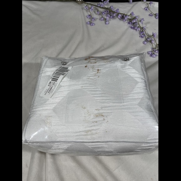 NEW $335 Hotel Collection Olympia [ Full/Queen ] Duvet Cover White‎ #D283 - Picture 2 of 11